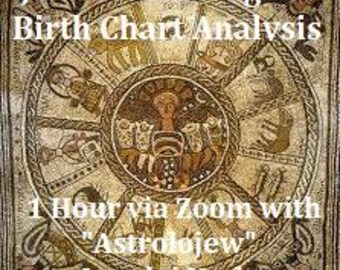 Joodse astrologie Persoonlijke geboortehoroscoopanalyse via Zoom