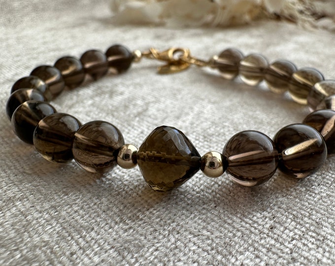Smoky Quartz Signature Bracelet