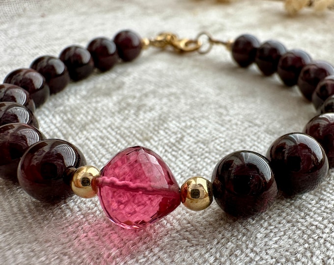 Garnet Signature Bracelet