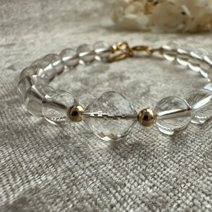 Rock Crystal Quartz Signature Bracelet