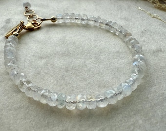 Rainbow Moonstone Bracelet
