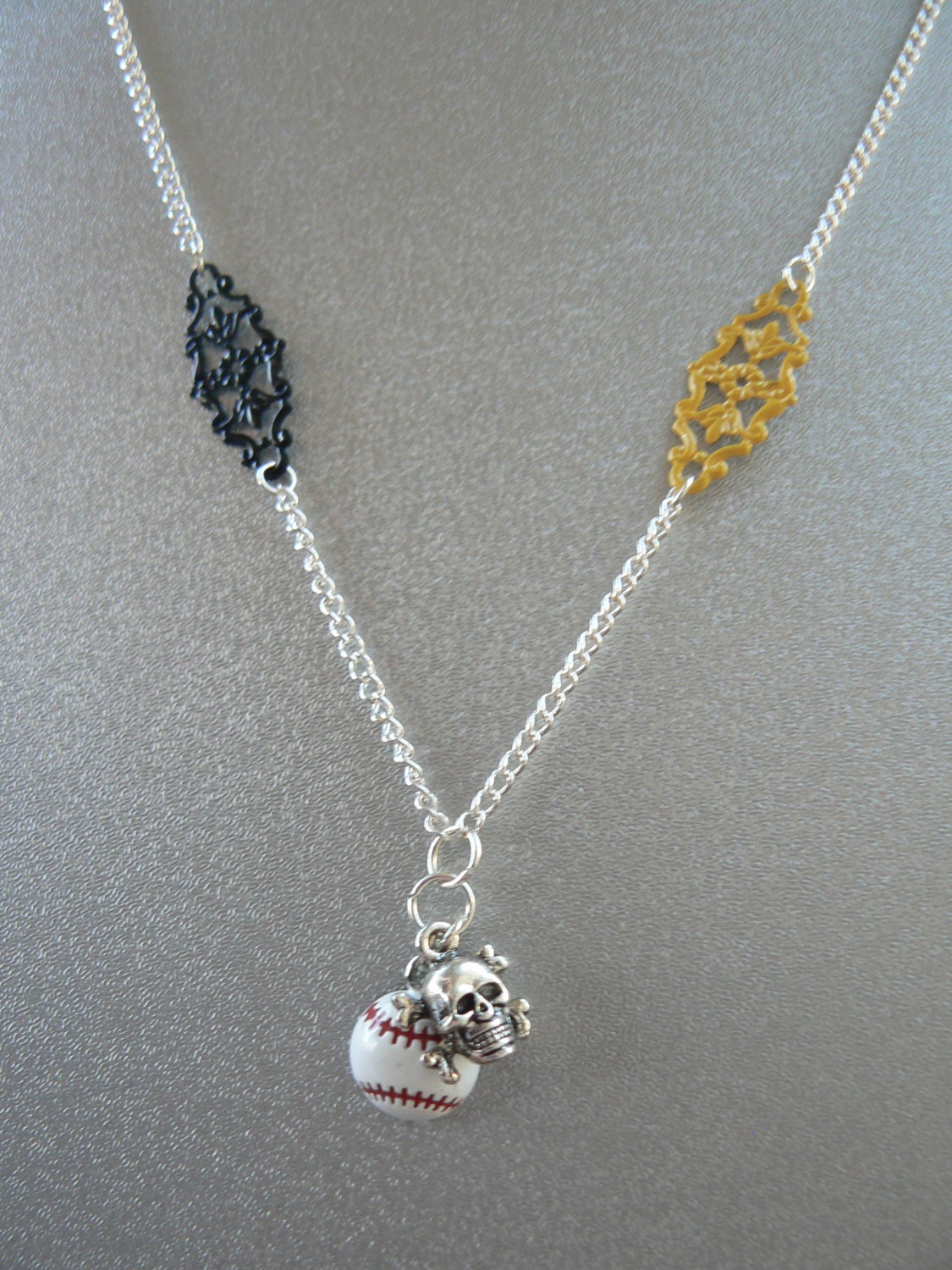 Pittsburgh Pirates Baseball Necklace Etsy