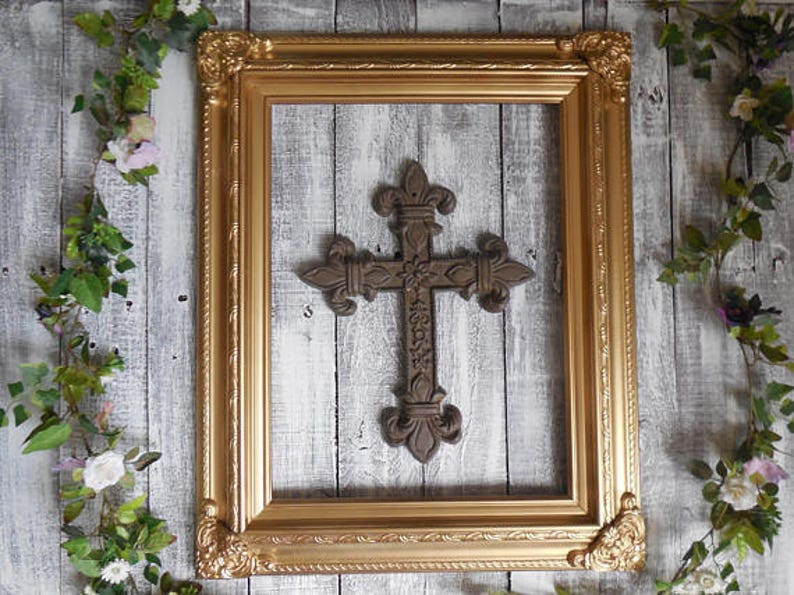 Open Large Frame Gold Baroque Style Picture Frame Gallery Wall 12X16 Hand Painted Frame Frame Collage