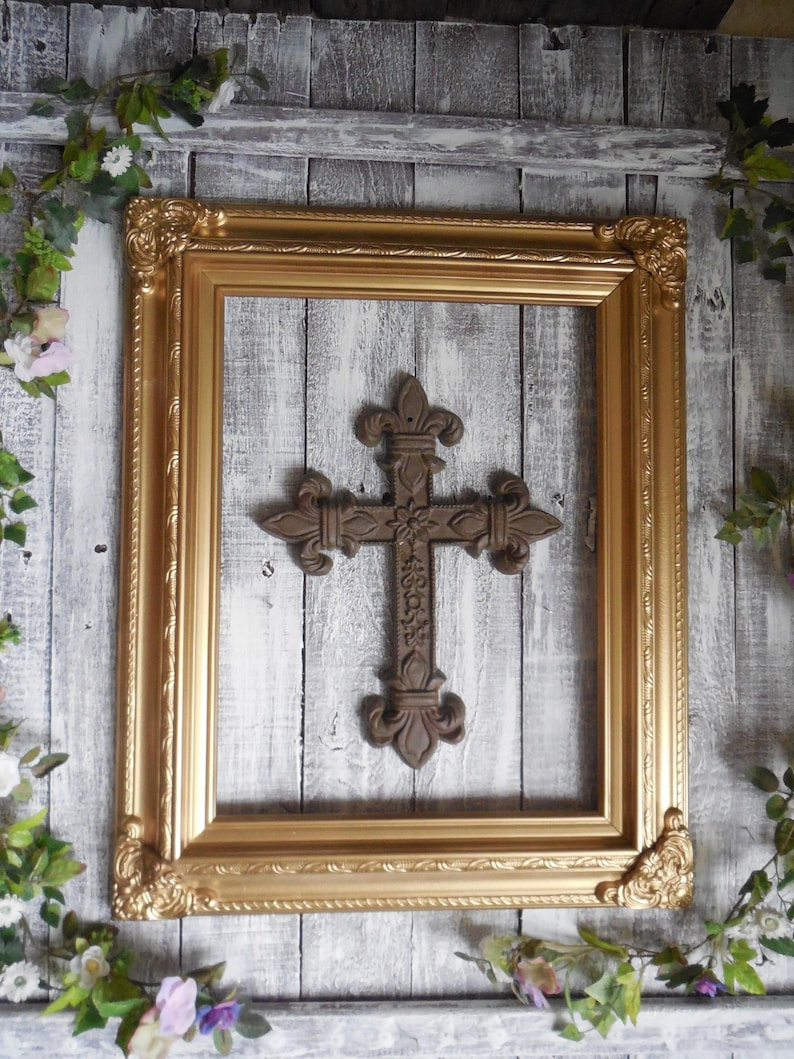 Open Large Frame Gold Baroque Style Picture Frame Gallery Wall 12X16 Hand Painted Frame Frame Collage