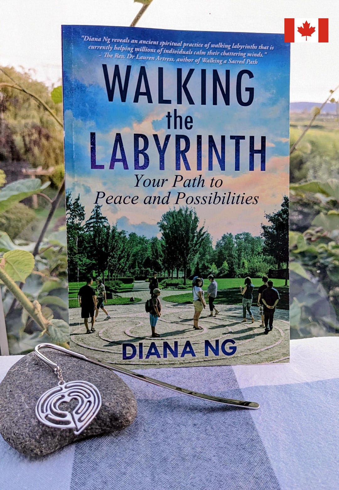 Walking the Labyrinth Book + Heart Labyrinth Bookmark Bundle ...