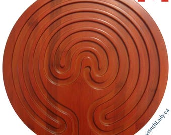 Bamboo Finger Labyrinth Board: Mindfulness Meditation Tool for Stress Relief