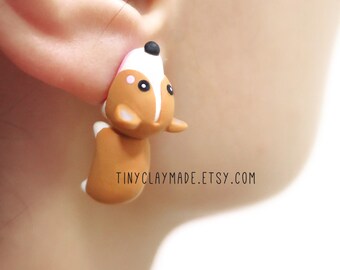 Tiande 4 Pair Handmade Polymer Clay Cute Dinosaur Hippo Shark Crocodile Earrings For Women Girls Kids,3D Animal Bite Stud Earrings Tiande 4 Pair Handmade Polymer Clay Cute Dinosaur Hippo Shark Crocodile Earrings For Women Girls Kids,3D Animal Bite Stud Earrings