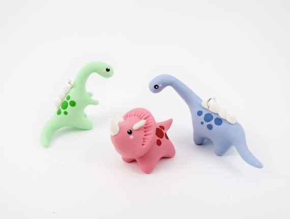 Tiny Dinosaurs Charm Mini Clay Dinosaur Necklace Cute Animal - Etsy Tiny Dinosaurs Charm Mini Clay Dinosaur Necklace Cute Animal - Etsy