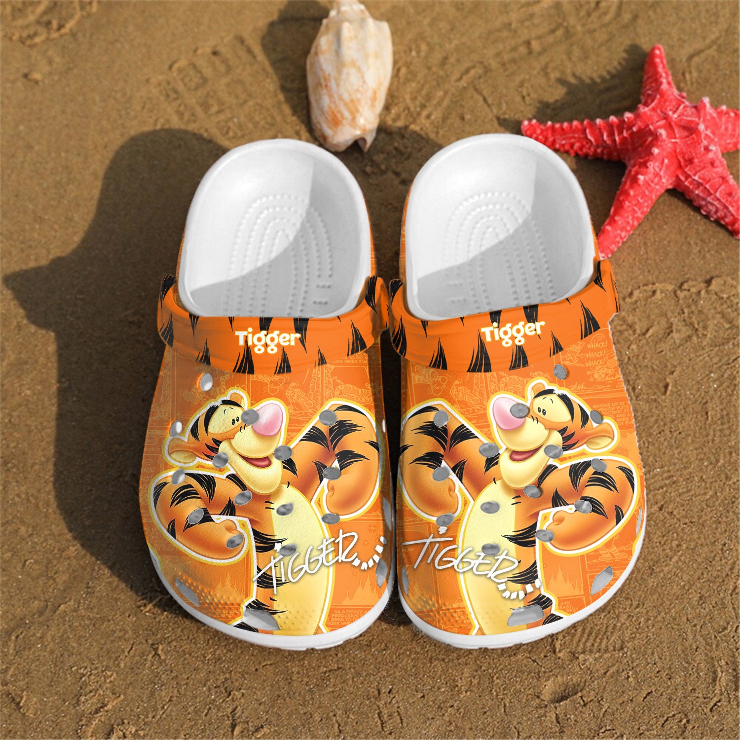Tigger Clogs Shoes, Tigger Clogs, Gift For Kids, Gift For Her, Mother Day Gift
