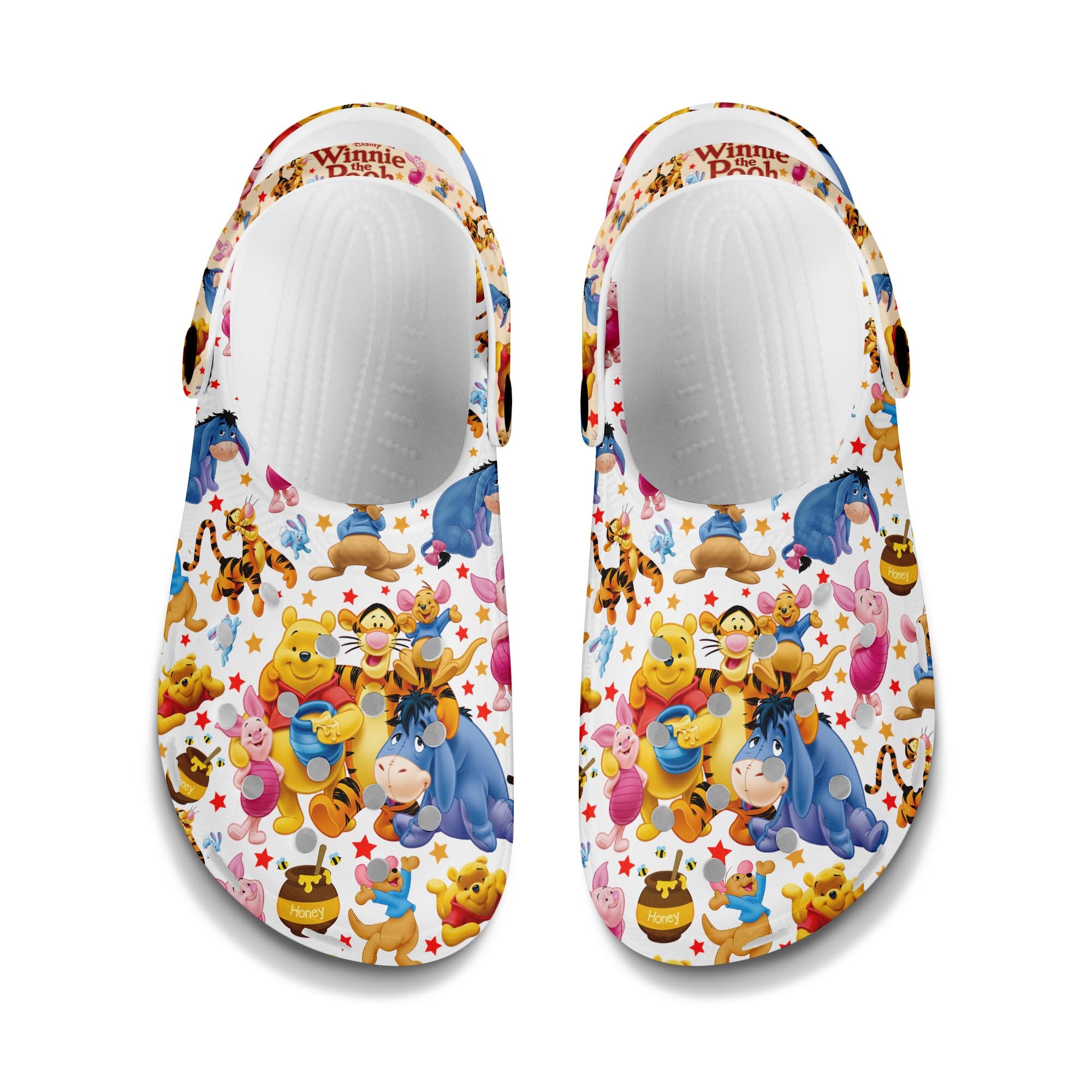 Winnie The Pooh Clogs Shoes, Disney Clogs, Gift For Kids, Gift For Her, Mother Day Gift