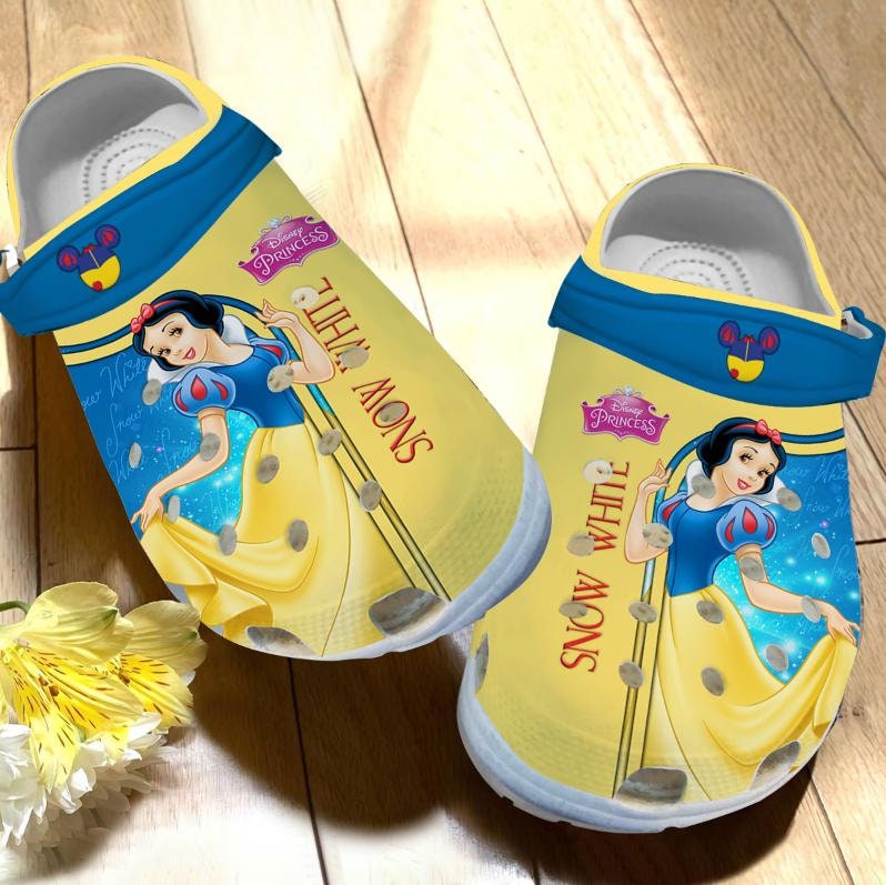 Snow White Clogs Shoes, Disney Clogs, Gift For Kids, Gift For Her, Mother Day Gift