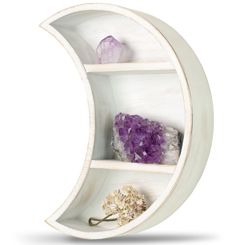 Moon Shelf White Nursery Wall Decor Nursery Shelf Etsy