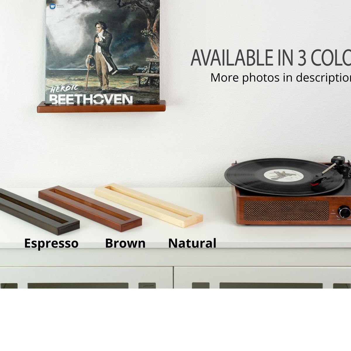 Record Shelf Set of 8 record Shelves Records Display Frame albums Storage Wall Mount Album Holder Organizer and Stand Brown Pine Wood - Etsy