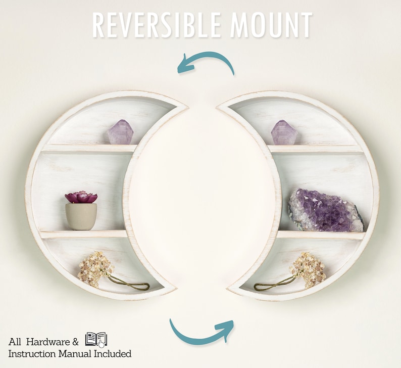 Moon Shelf White Nursery Wall Decor Nursery Shelf Etsy