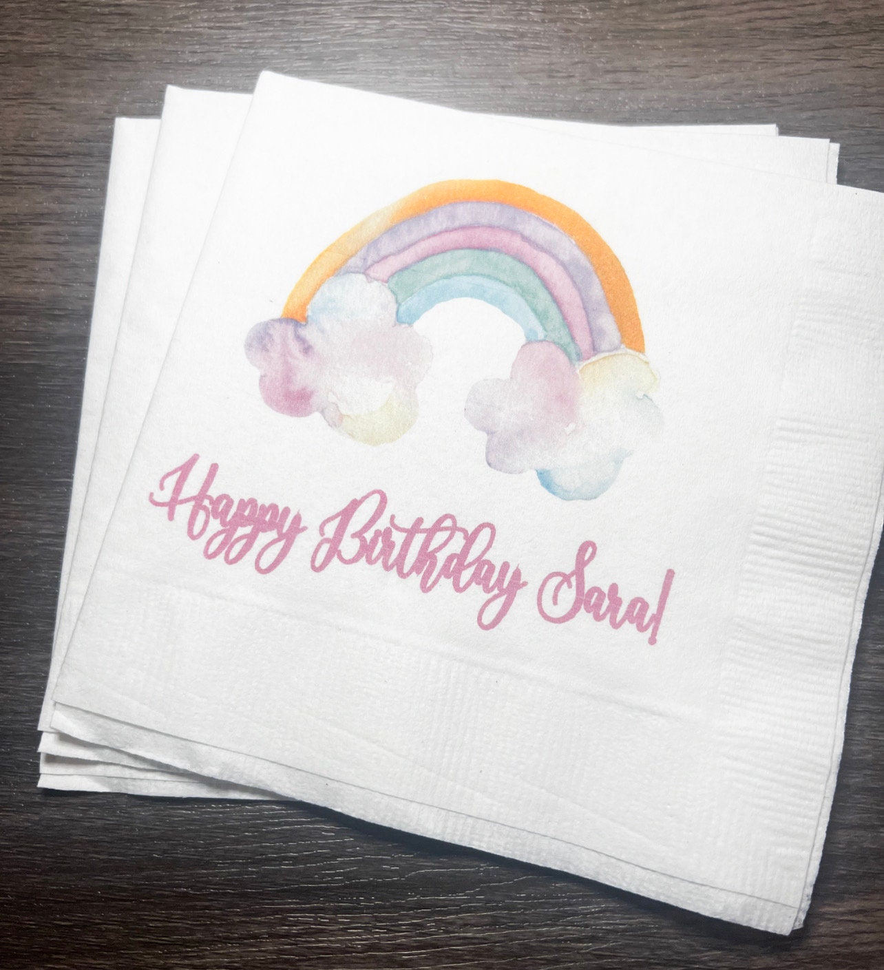 Unicorn Birthday Magical Unicorn Theme Birthday Cocktail Luncheon or Dinner Napkins Set of 25