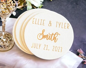 Wedding Coasters Custom Wedding Favors Personalized Wedding Favor Coasters