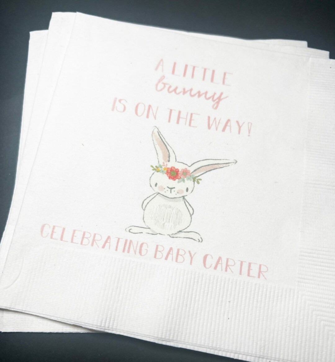 Rabbit Baby Shower Bunny Baby Shower A Little Bunny is on the Way