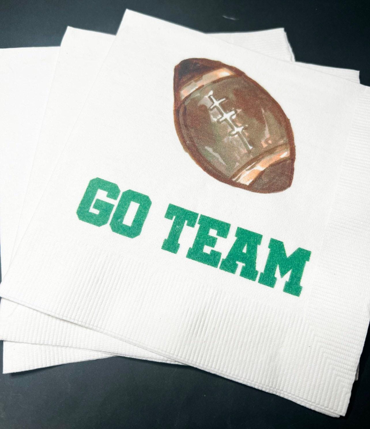 Football Party Funny Super Football Game Cocktail or Luncheon Napkins, Set of 25