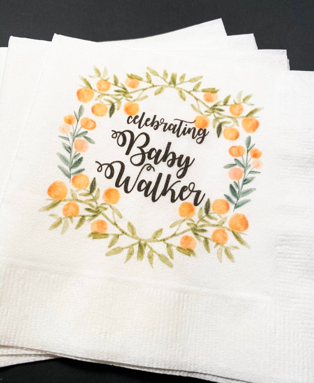 Clementine Cutie Baby Shower Spring Summer Little Cutie on the Etsy