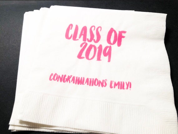 Graduation Party Class of 2019 Personalized Graduate Cocktail - Etsy