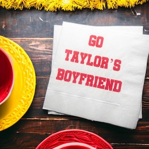 Football Party Funny Super Football Game Big Game Boyfriend Football Era Cocktail or Luncheon Napkins, Set of 25