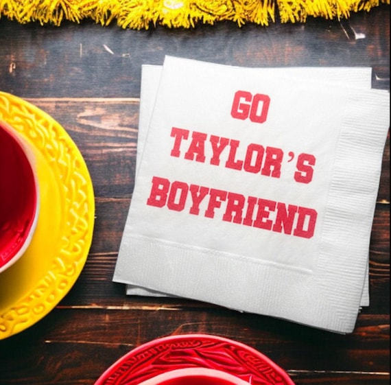 Football Party Funny Super Football Game Big Game Boyfriend Football Era Cocktail or Luncheon Napkins, Set of 25