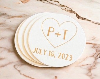 Wedding Coasters Custom Wedding Favors Personalized Wedding Favor Coasters