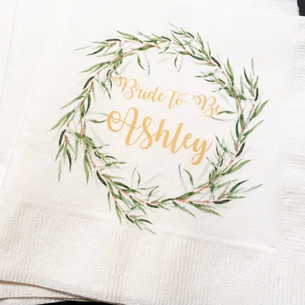 Bridal Shower Plates and Napkins Etsy