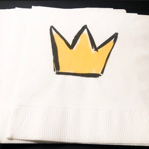 Wild Things Crown Theme King of All Wild Things Birthday Party Baby Shower  Cocktail, Luncheon or Dinner Napkins Set of 25