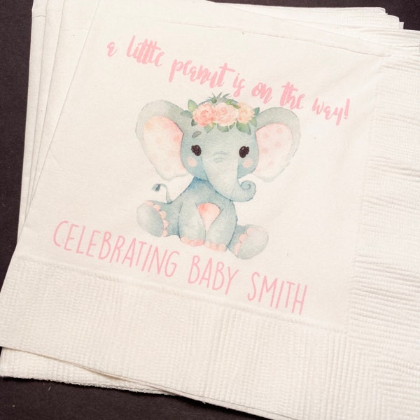 Elephant Napkins Etsy