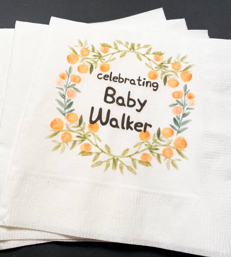 Clementine Cutie Baby Shower Spring Summer Little Cutie on the Etsy