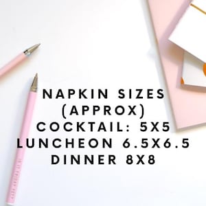 Graduation Party 2022 Grad Custom Graduation Personalized Cocktail, Luncheon or Dinner Napkins Set of 25 image 8