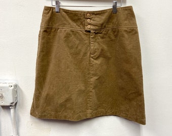 90s Cord Mini Skirt