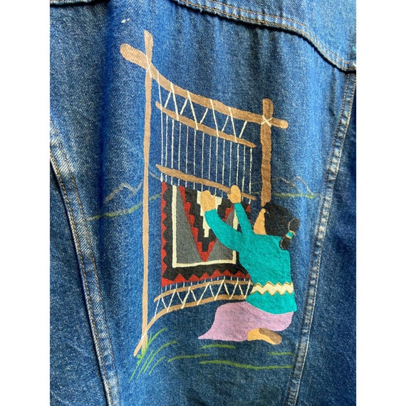 Handpainted 70s Levi's Type 3 Trucker Jacket - image 4