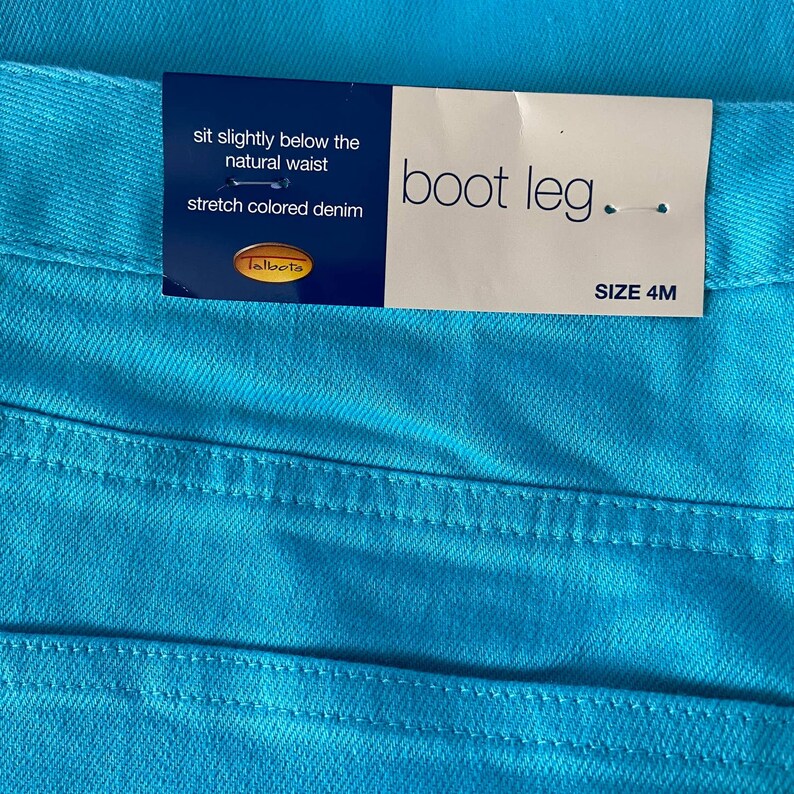 VTG 90s Talbots Stretch Bootleg Jeans NWT