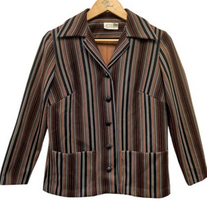 70s Striped Blazer