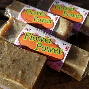 Flower Power Natural Handmade Soap