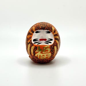 The mini Orange Daruma : Original Art