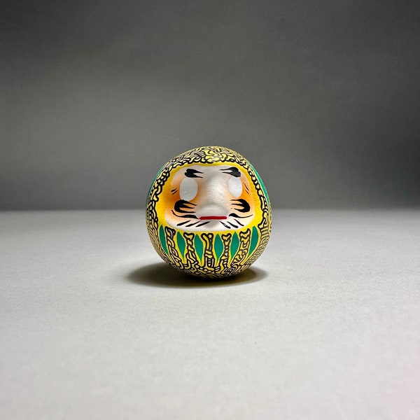 Mini Daruma Yellow : Original Art