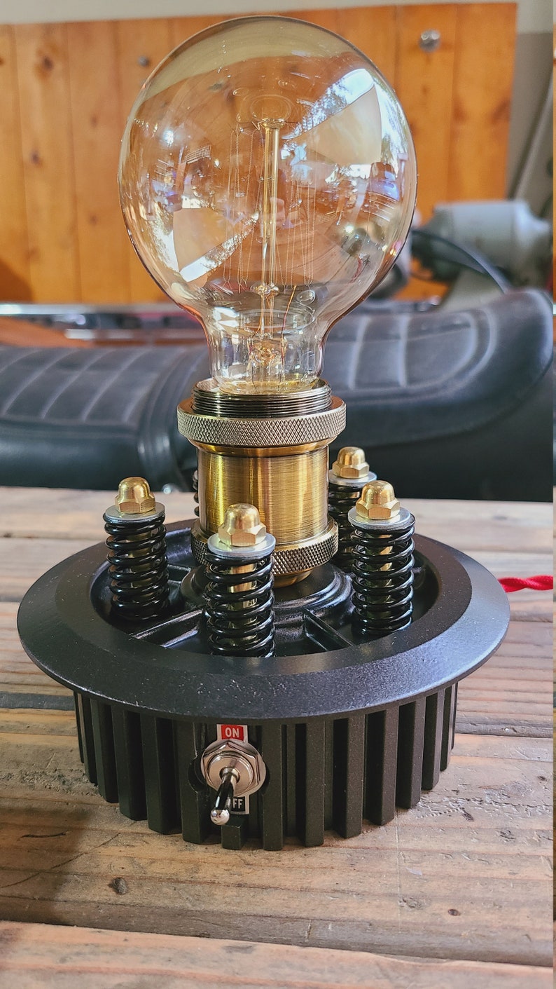 Globestyle G30 Vintage Motorcycle Parts Lamp Etsy
