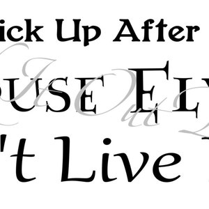 House Elves Don't Live Here EDE00066 - Etsy