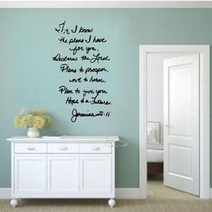 Jeremiah 29:11 (Hand geschreven Credit Amanda Baker) EDE00073