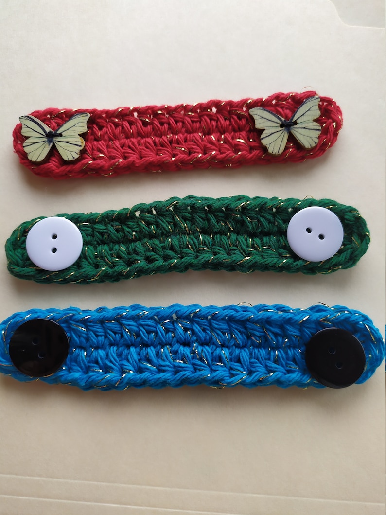 Crochet mask strap elastic holder face mask holder ear Etsy
