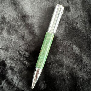 Maple Burl Footprints in the Sand poem pen