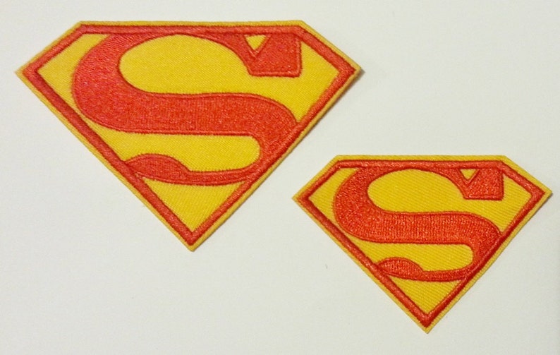 2 1//2/" patches 1 SUPERMAN Logo Iron on applique