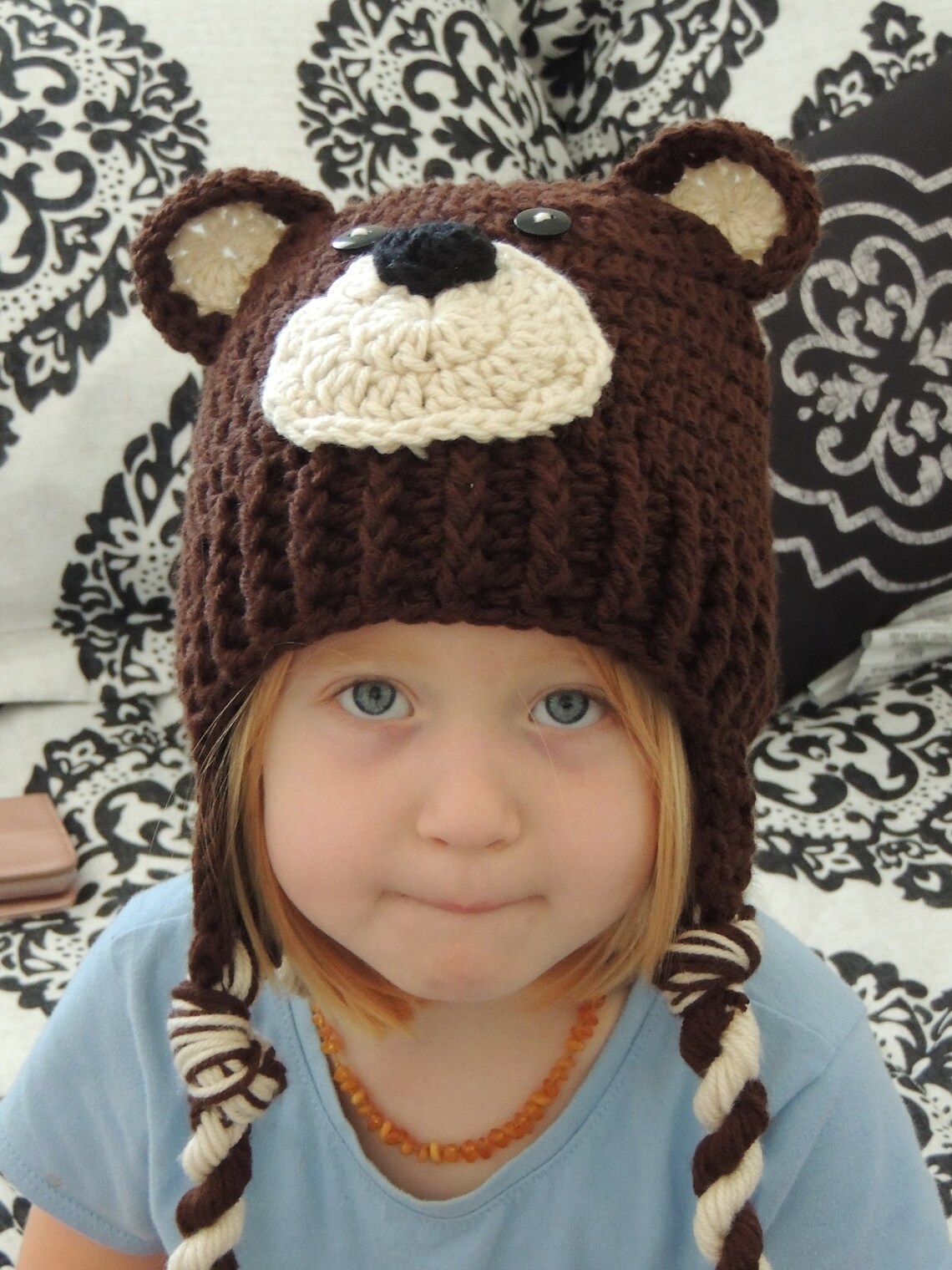 Bear Hat Girl Hats Animal Hats Crochet Hats Kids Hats Etsy