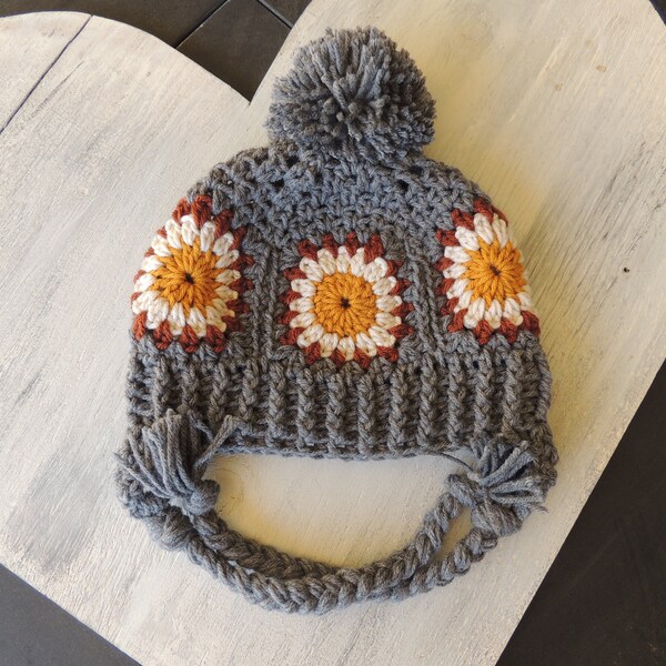 Granny Square Hat (Bailey) main image 1