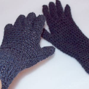 Crochet Glove Pattern Fingered Glove Crochet Pattern Crochet Gloves Full Fingers Crochet Pattern image 8