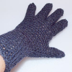 Crochet Glove Pattern Fingered Glove Crochet Pattern Crochet Gloves Full Fingers Crochet Pattern image 6
