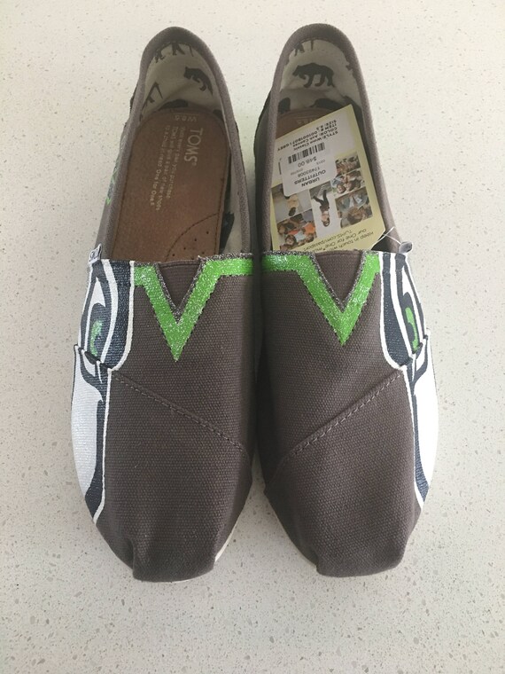 RTS Maat W8.5 Seahawks Grey TOMs Schoenen | Etsy